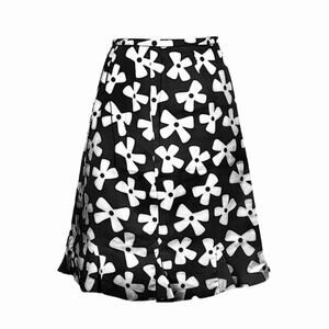 Allan Waller Vintage Black and White Skirt | Size 4